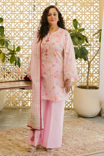 3 Piece Unstitched Printed Lawn Suit CL-52128 A