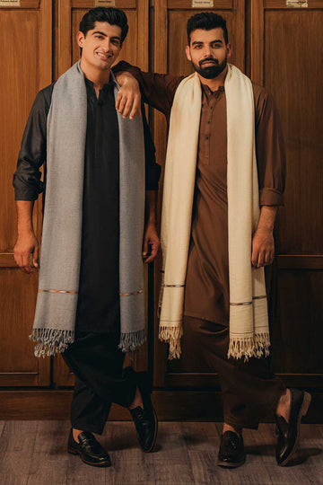 Bonanza Premium Wool Men’s Shawl – Winter Collection | 2.5 Gazz Woolen Shawl for Men